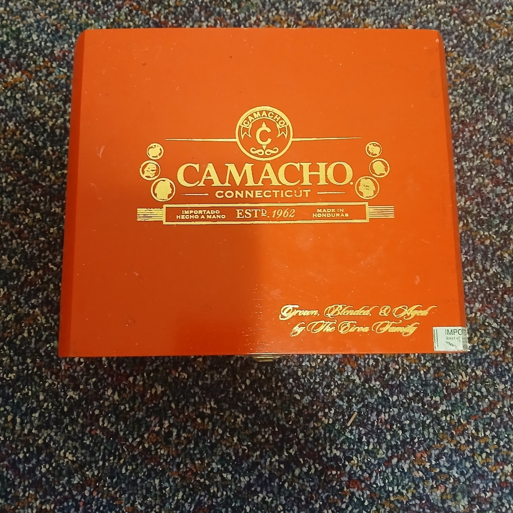 Red Cigar Box - Stylish Home Accent, Storage